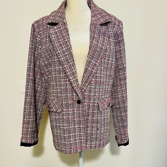 🔥Bagatelle tweed jacket Sz XL - Picture 2 of 7